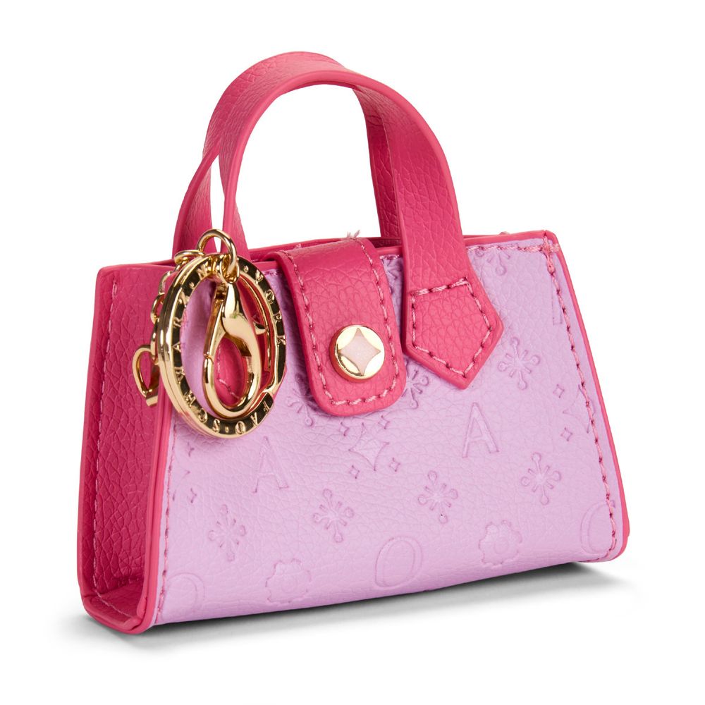 FAO Schwarz - Rockefeller Mini Top Handle Tote Bag Charm - Fashion Activity and Roleplay