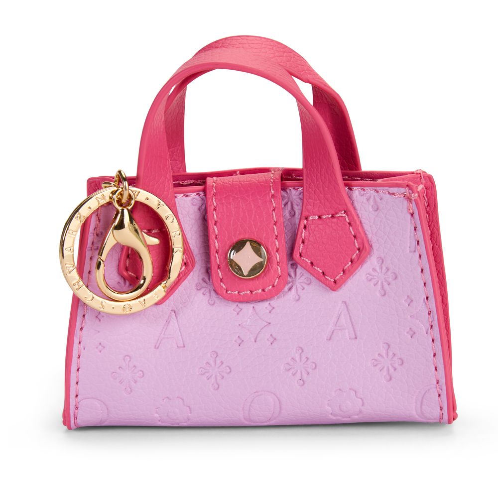FAO Schwarz - Rockefeller Mini Top Handle Tote Bag Charm - Fashion Activity and Roleplay