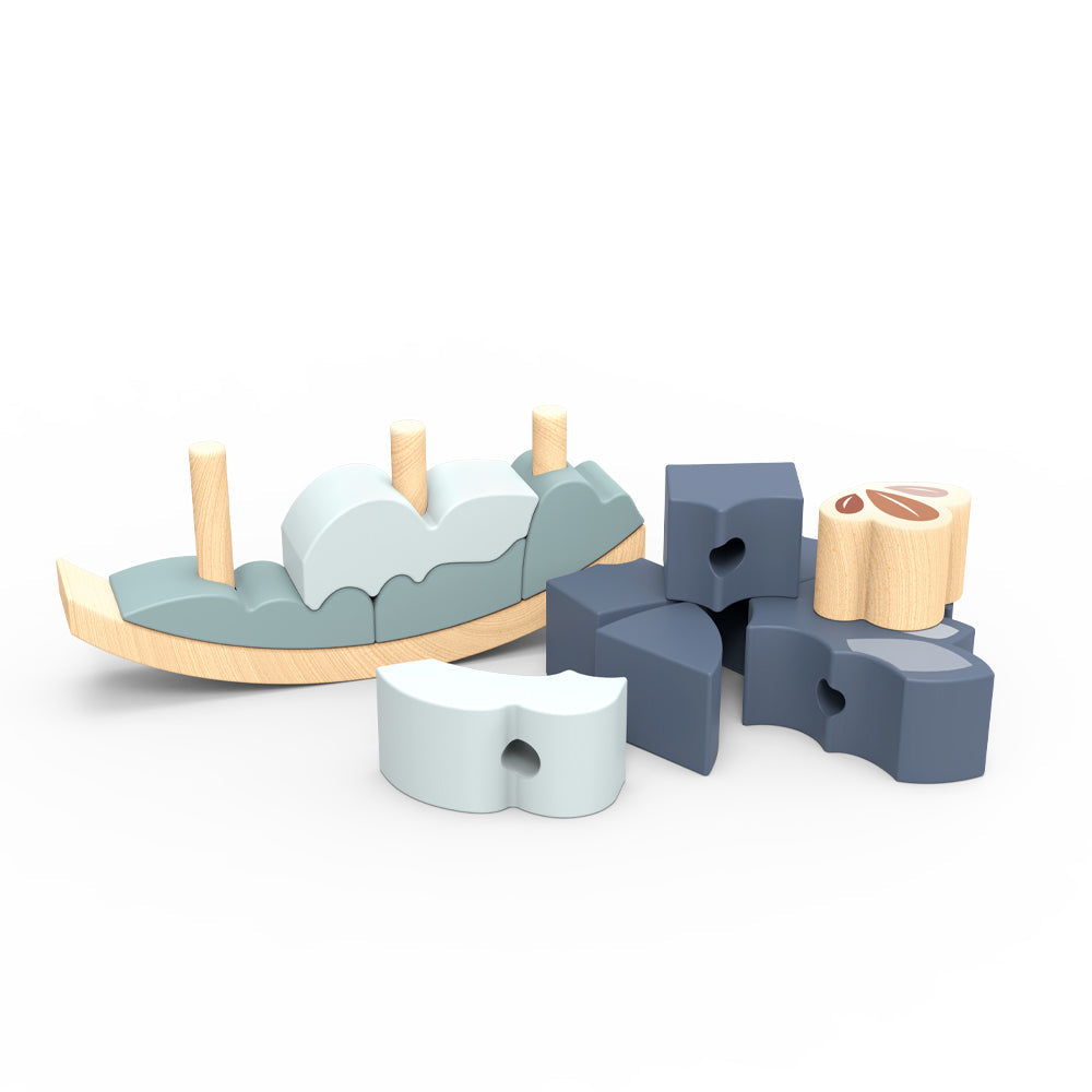 Speedy Monkey - Rocking Whale Stacker - Infants