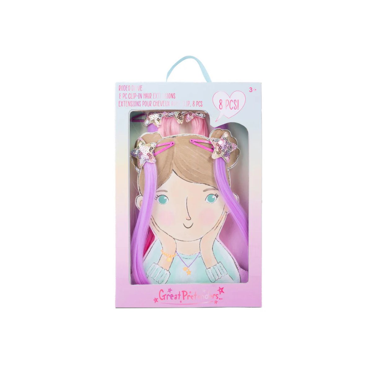 Great Pretenders - Rodeo Drive Multi Color Clip In Extensions - Dress up