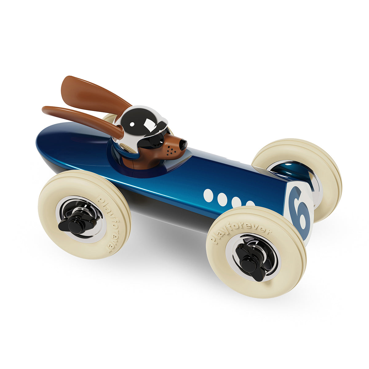 Playforever - Rufus Bertie Toy Car - Blue - Vehicles
