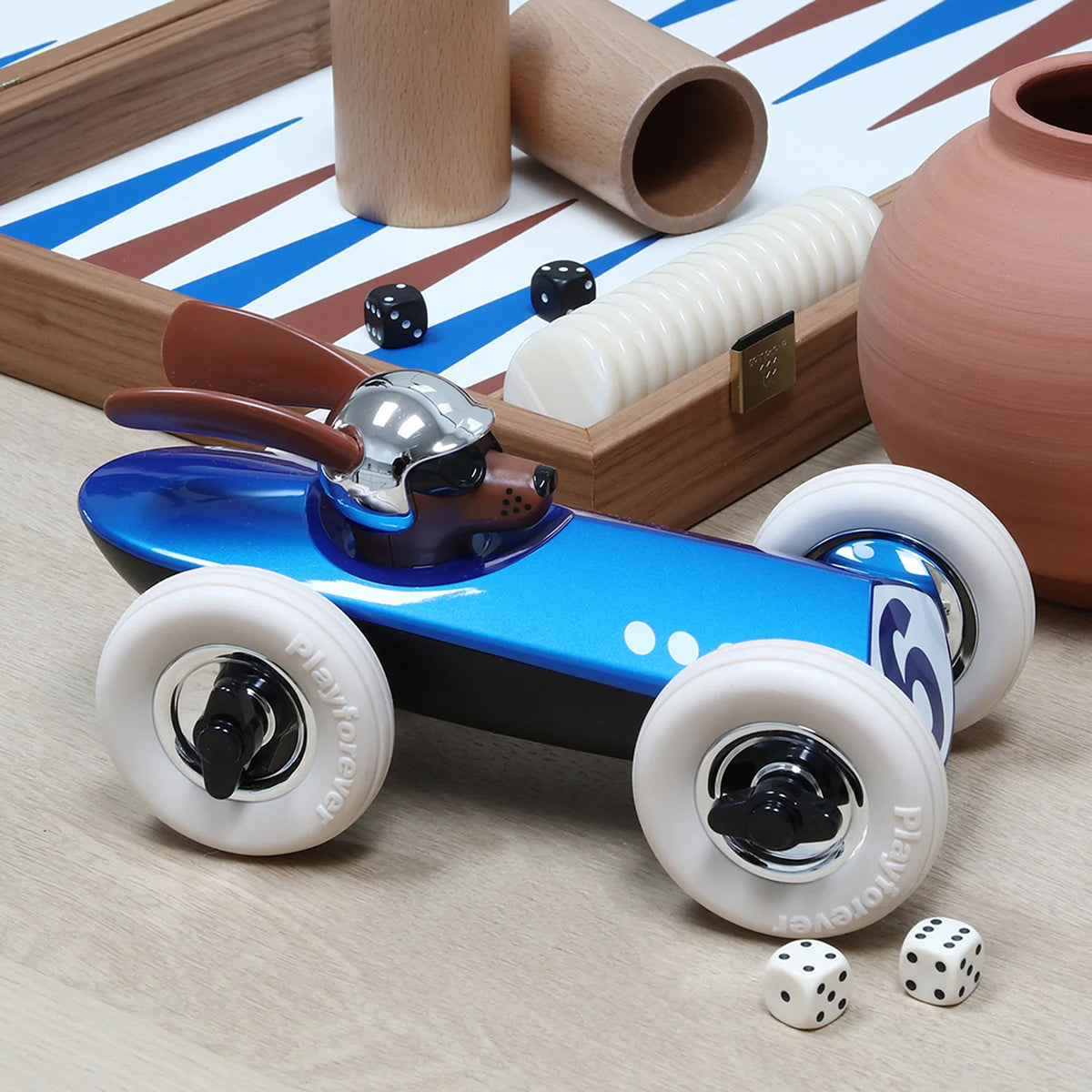 Playforever - Rufus Bertie Toy Car - Blue - Vehicles