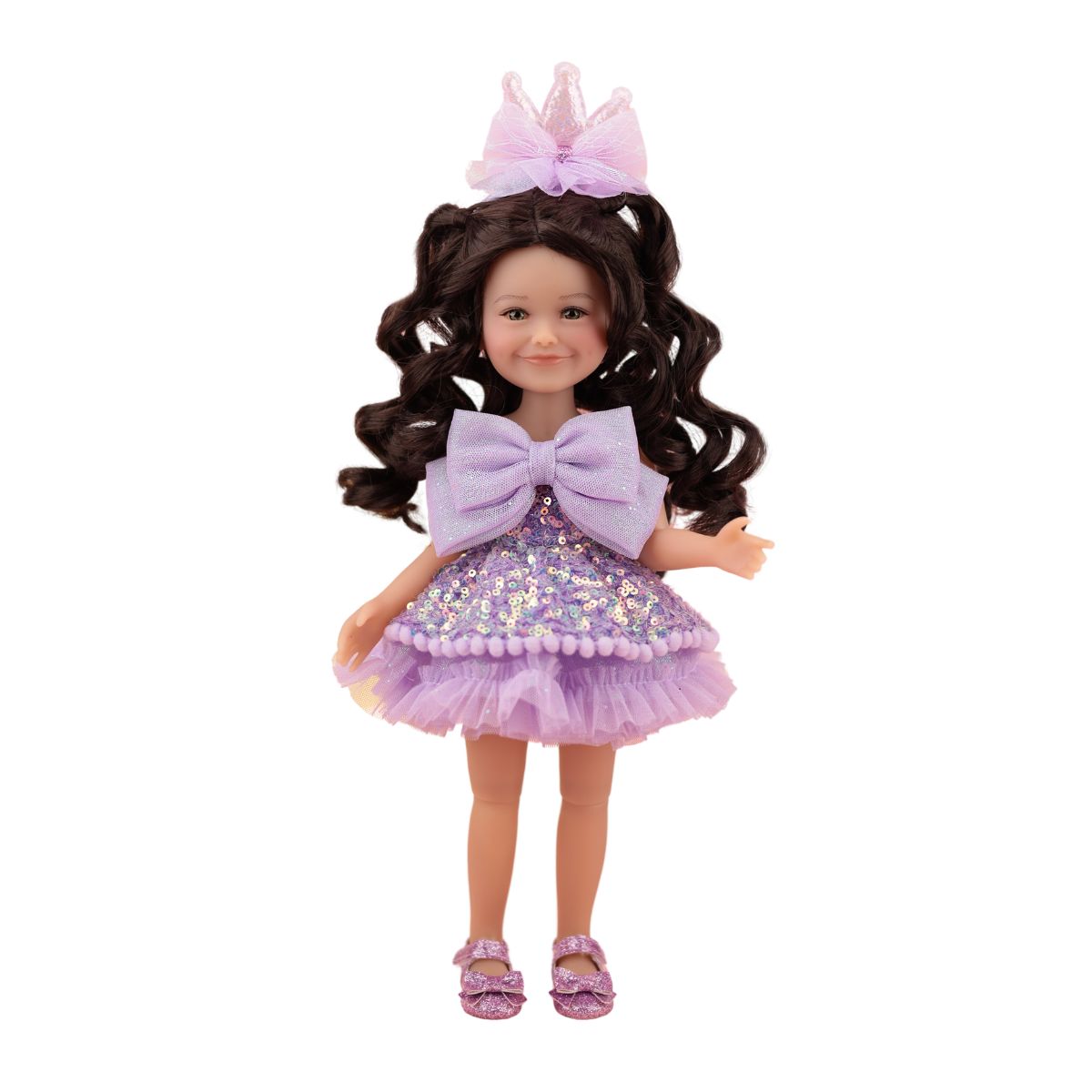Birthday Siblies Doll - Tan Skin, Purple Dress