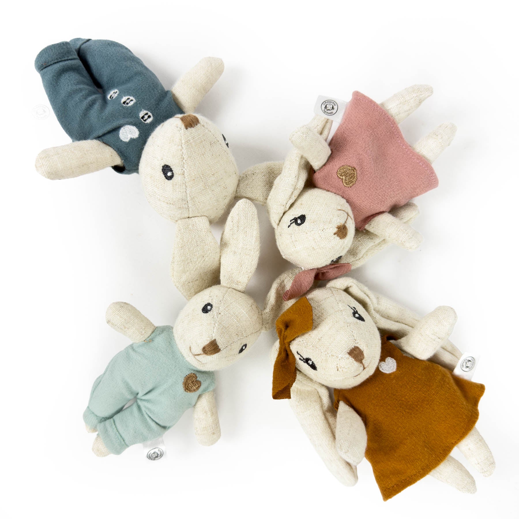 Rabbit Family Doll Set