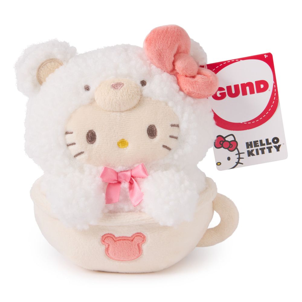 Gund - Sanrio Café Latte Teddy Bear Plush - 6” - World Of Sanrio