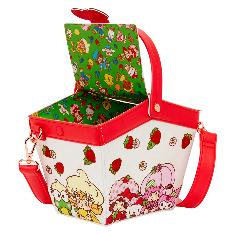 Sanrio Hello Kitty & Friends x Strawberry Shortcake Scented Figural Basket Crossbody Bag