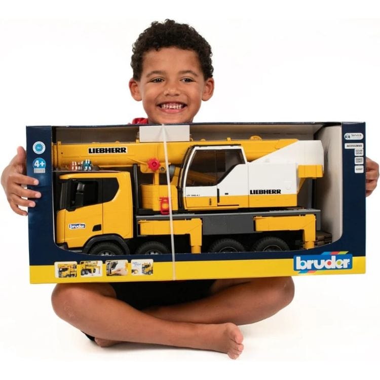 Bruder - Scania Super 560R Liebherr Crane Truck - Vehicles