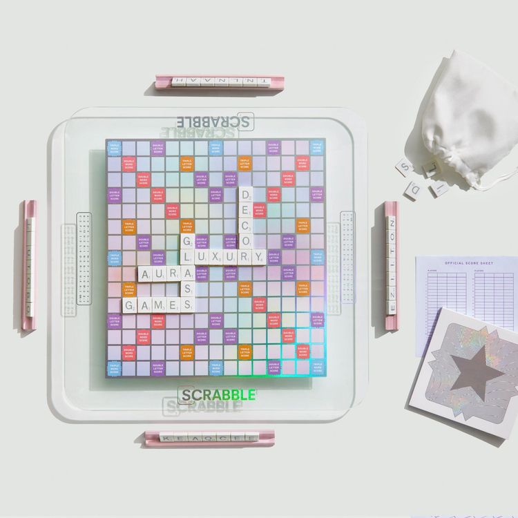 WS Game Company - Scrabble Aura Glass Edition - Games