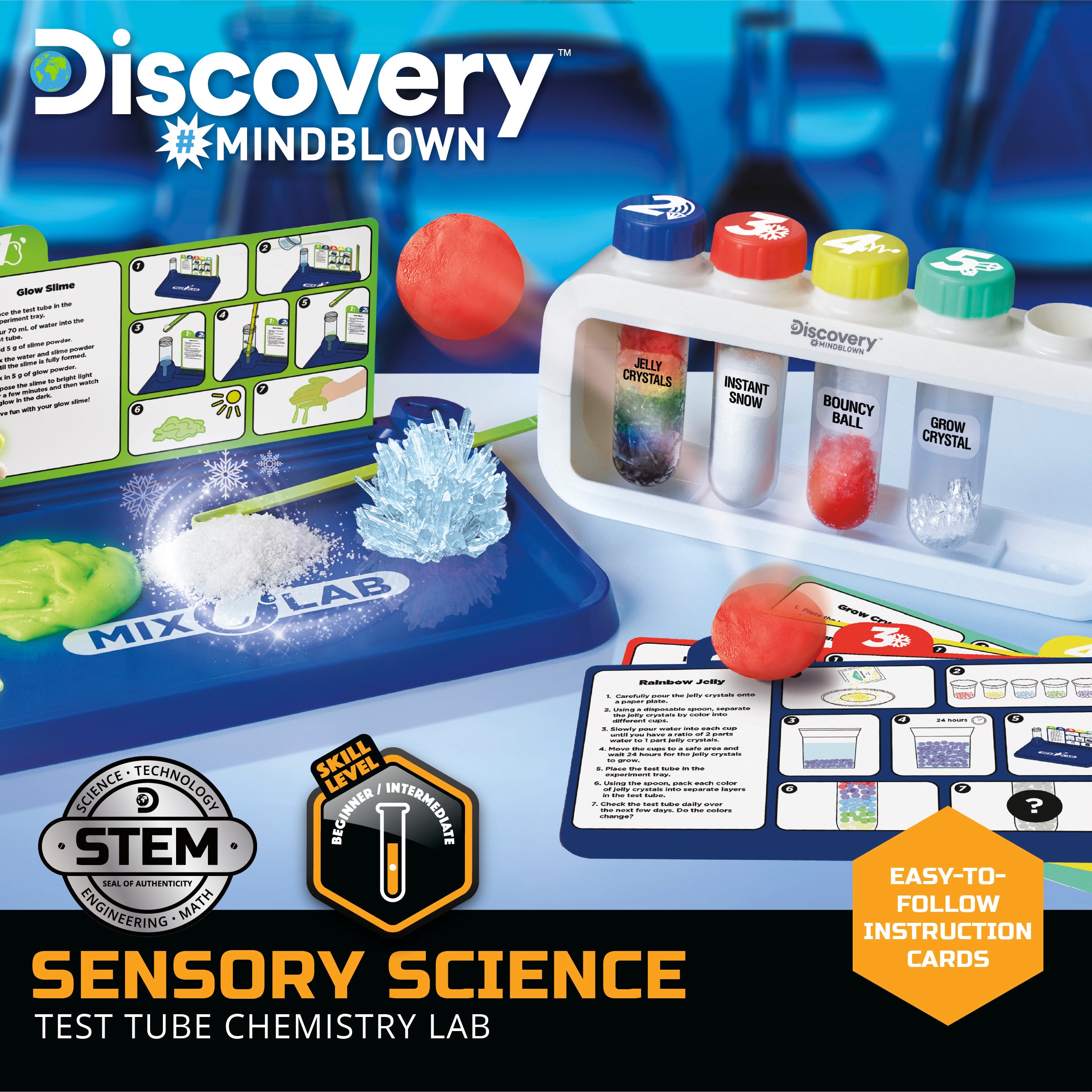 Discovery - Sensory Science Test Tube Chemistry Lab - STEM