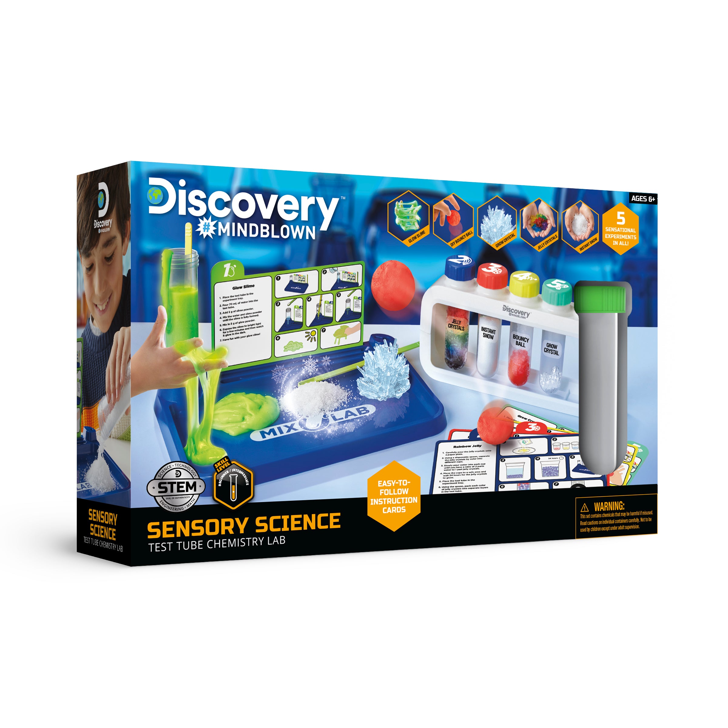 Discovery - Sensory Science Test Tube Chemistry Lab - STEM