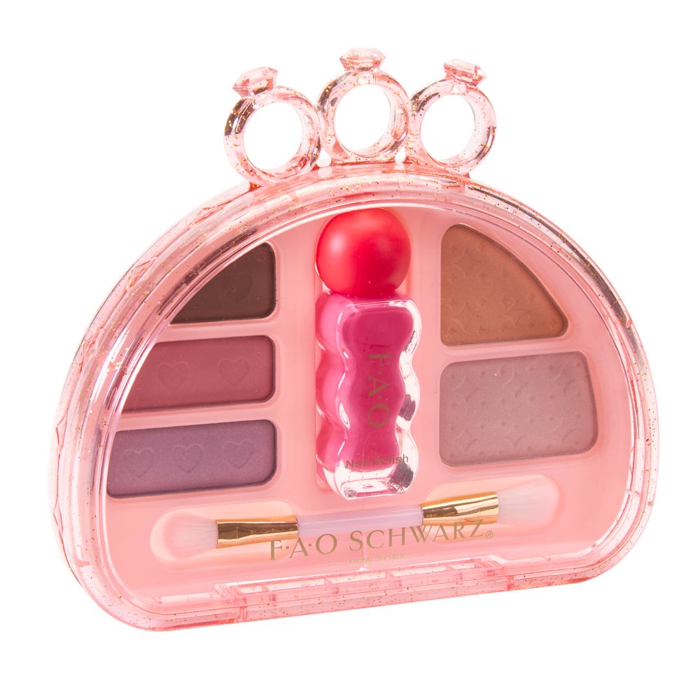 FAO Schwarz - Shimmer & Shadow 7-Piece Cosmetic Set - Fashion Activity and Roleplay