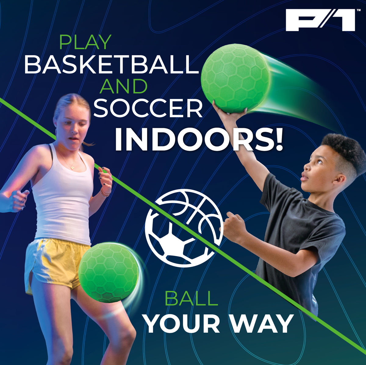 Hape - Silent Shot Crossover Ball - Outdoor
