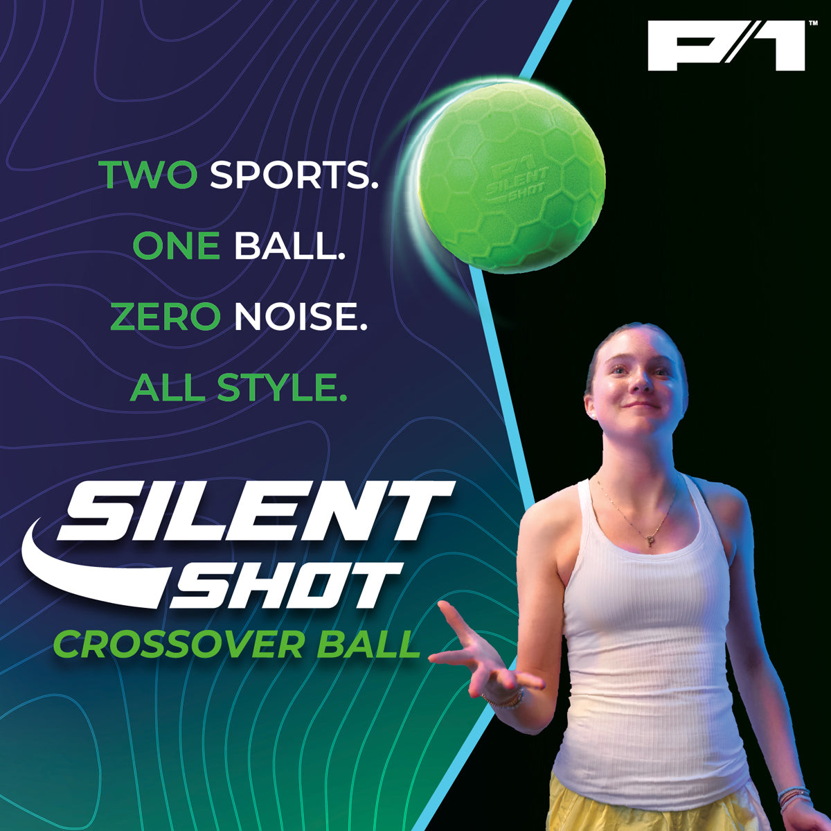 Hape - Silent Shot Crossover Ball - Outdoor