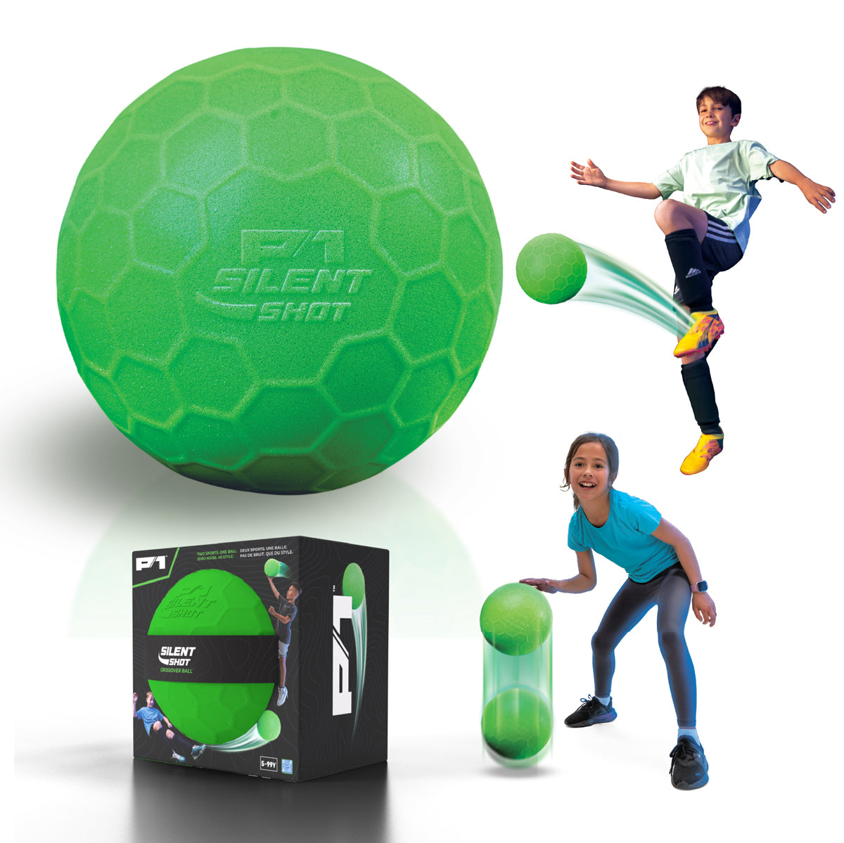 Hape - Silent Shot Crossover Ball - Outdoor
