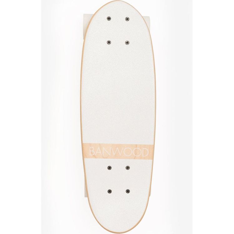 Banwood - Skateboard - White - Outdoor