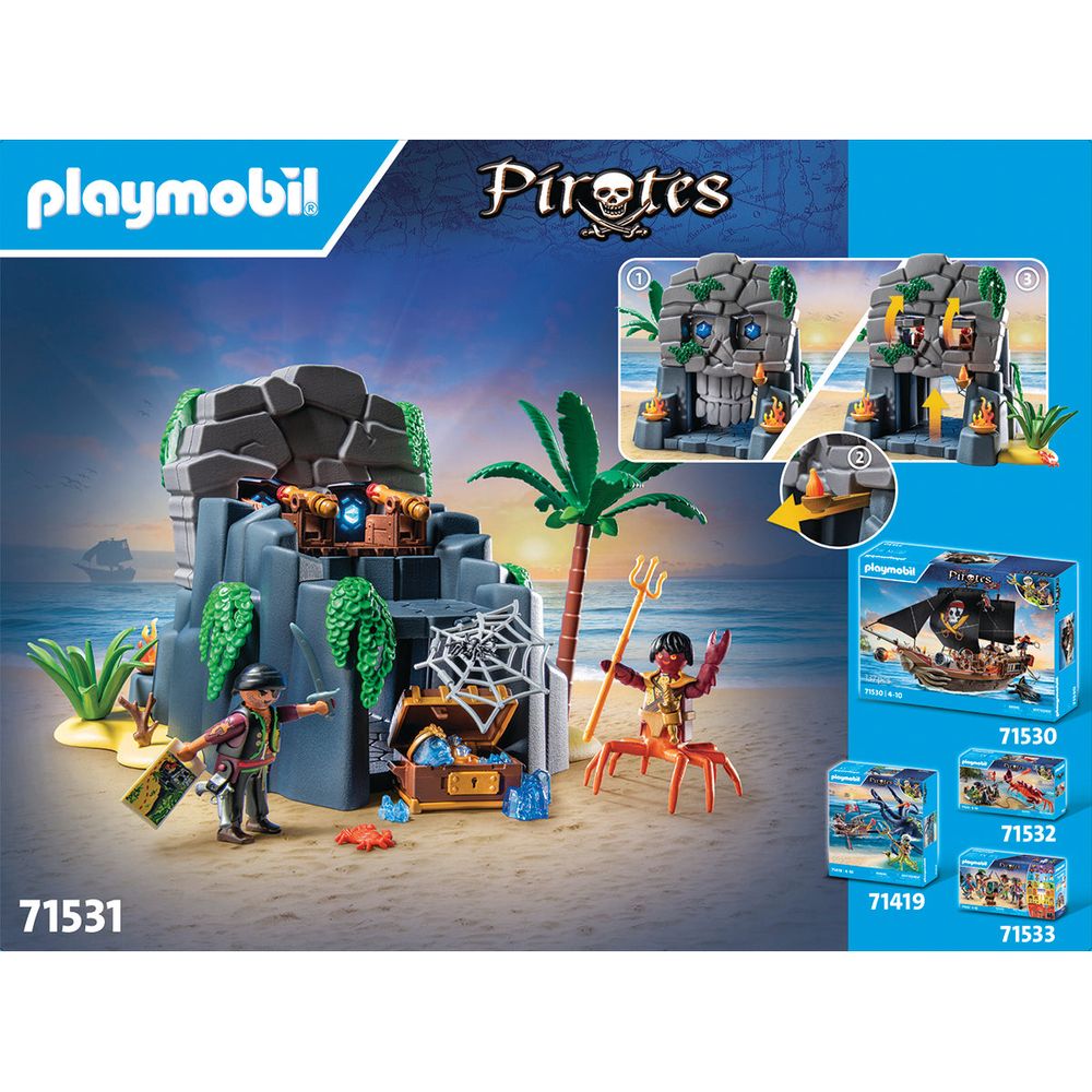 Playmobil - Skull Island Playset - Preschool