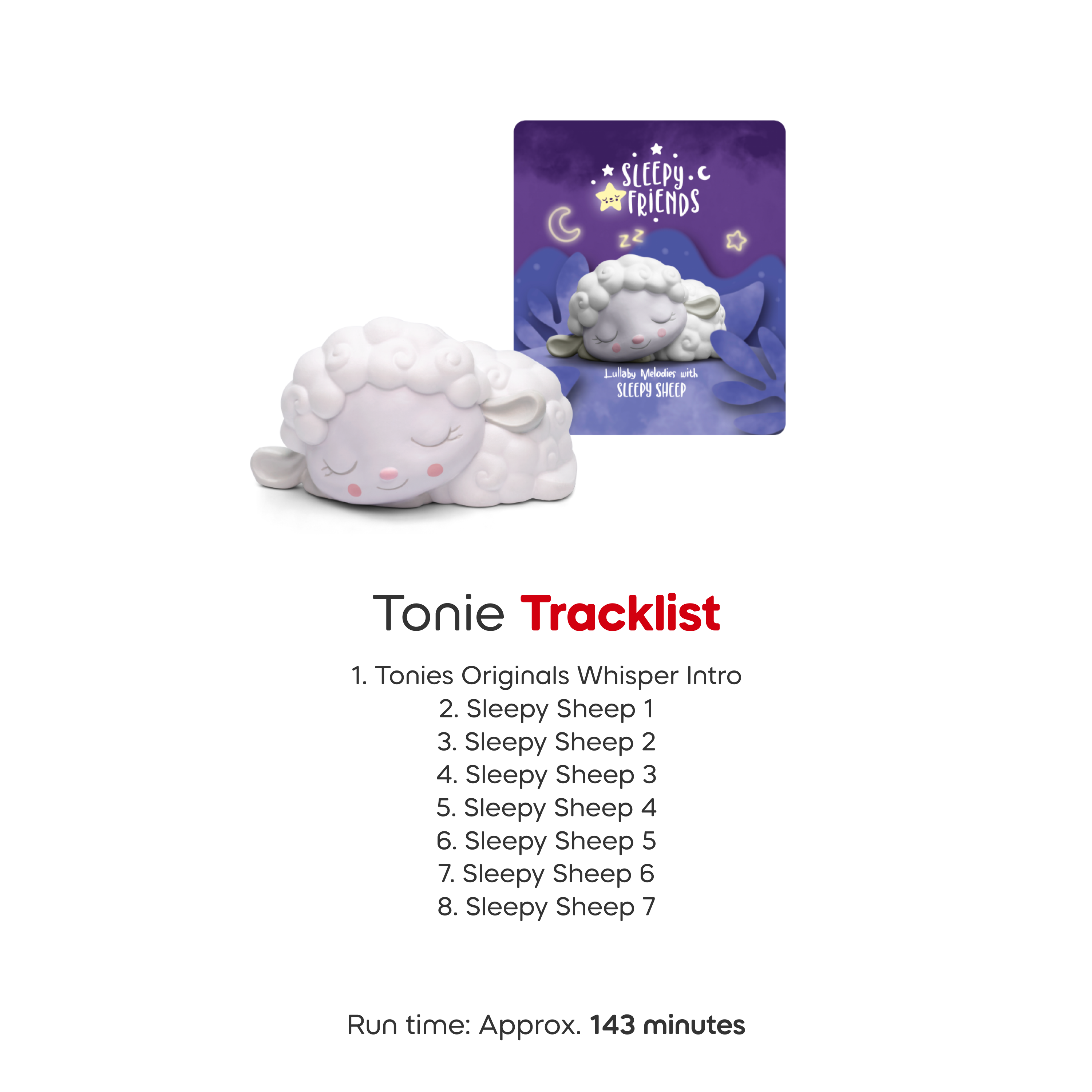 Tonies - Sleepy Friends: Lullaby Melodies with Sleepy Sheep Tonie - Electronics