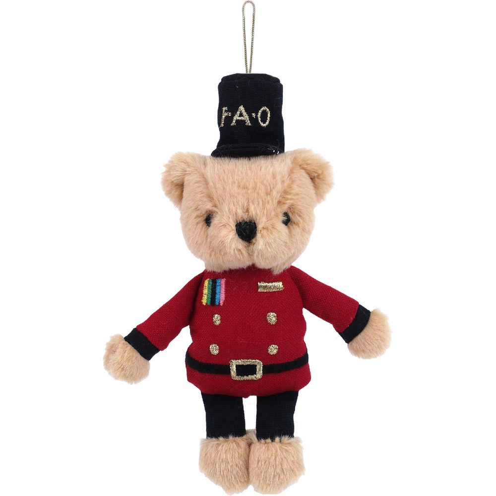 Soldier Bear Plush Ornament
