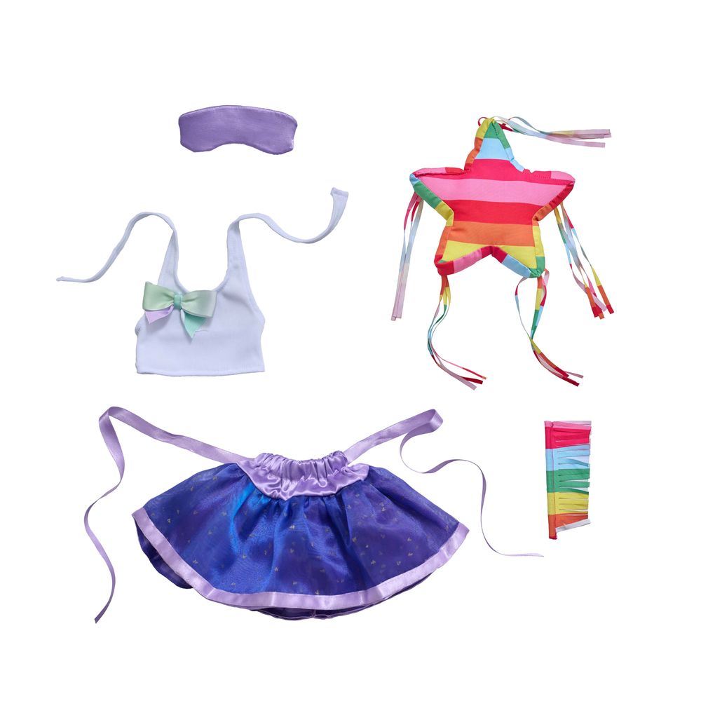 Teamson Kids - Sophia's 18'' Doll Piñata Birthday Party Outfit Set - Dolls