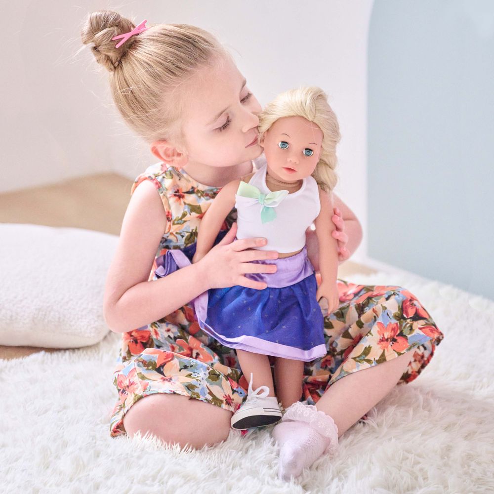 Teamson Kids - Sophia's 18'' Doll Piñata Birthday Party Outfit Set - Dolls