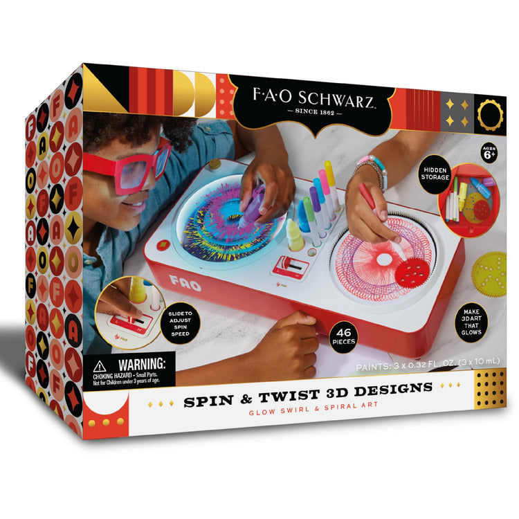 FAO Schwarz - Spin and Twist 3D Art Set - Creativity