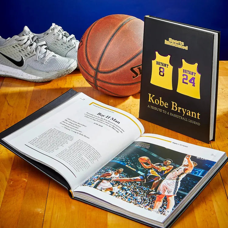 Graphic Image - Sports Illustrated Kobe Bryant: A Tribute to a Basketball Legend Leather Bound Book - Books