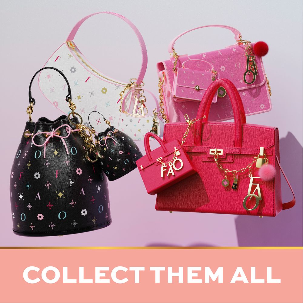 FAO Schwarz - Spring St. Mini Saddle Bag Charm - Fashion Activity and Roleplay
