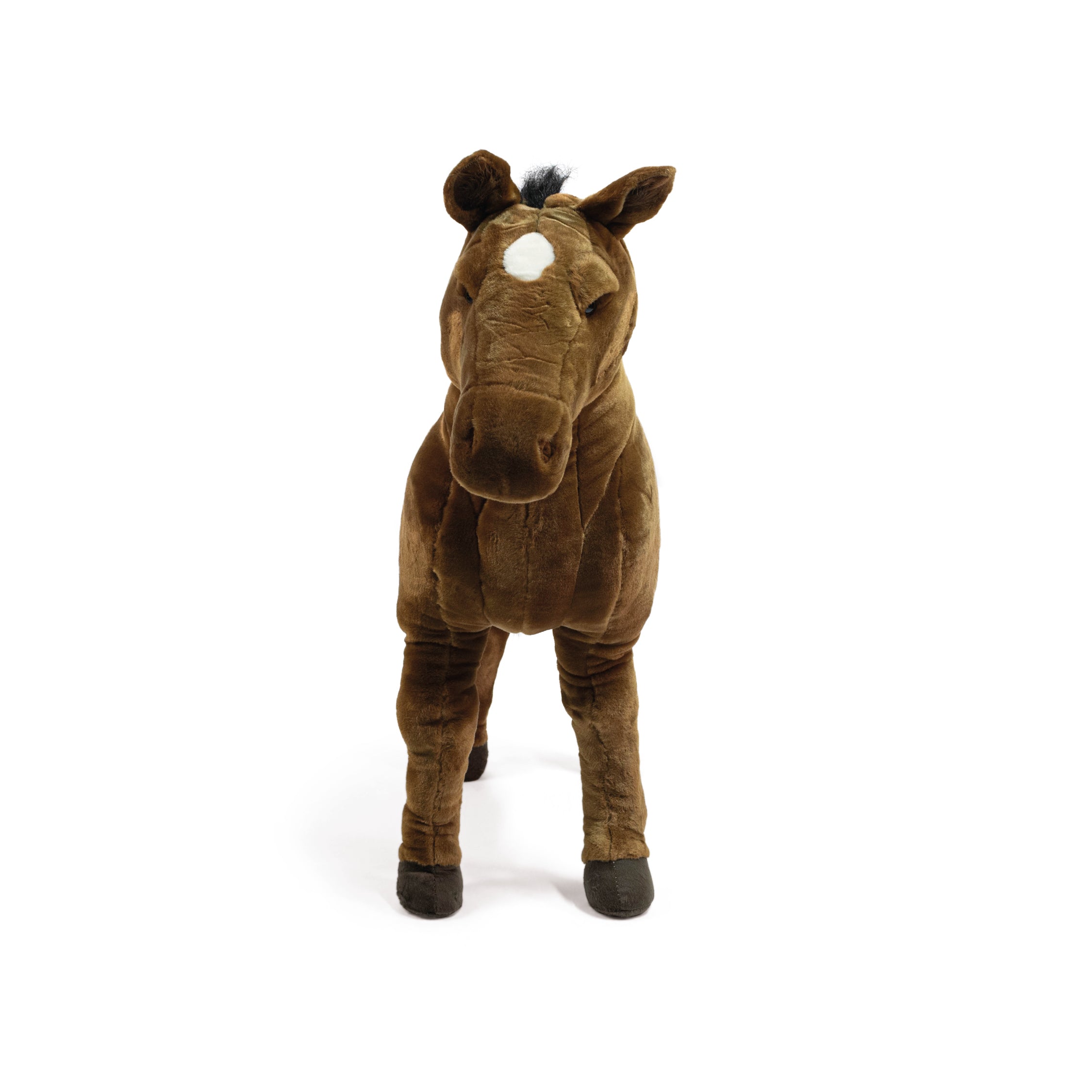 FAO Schwarz - Standing Brown Horse Plush - 31.5" - Plush