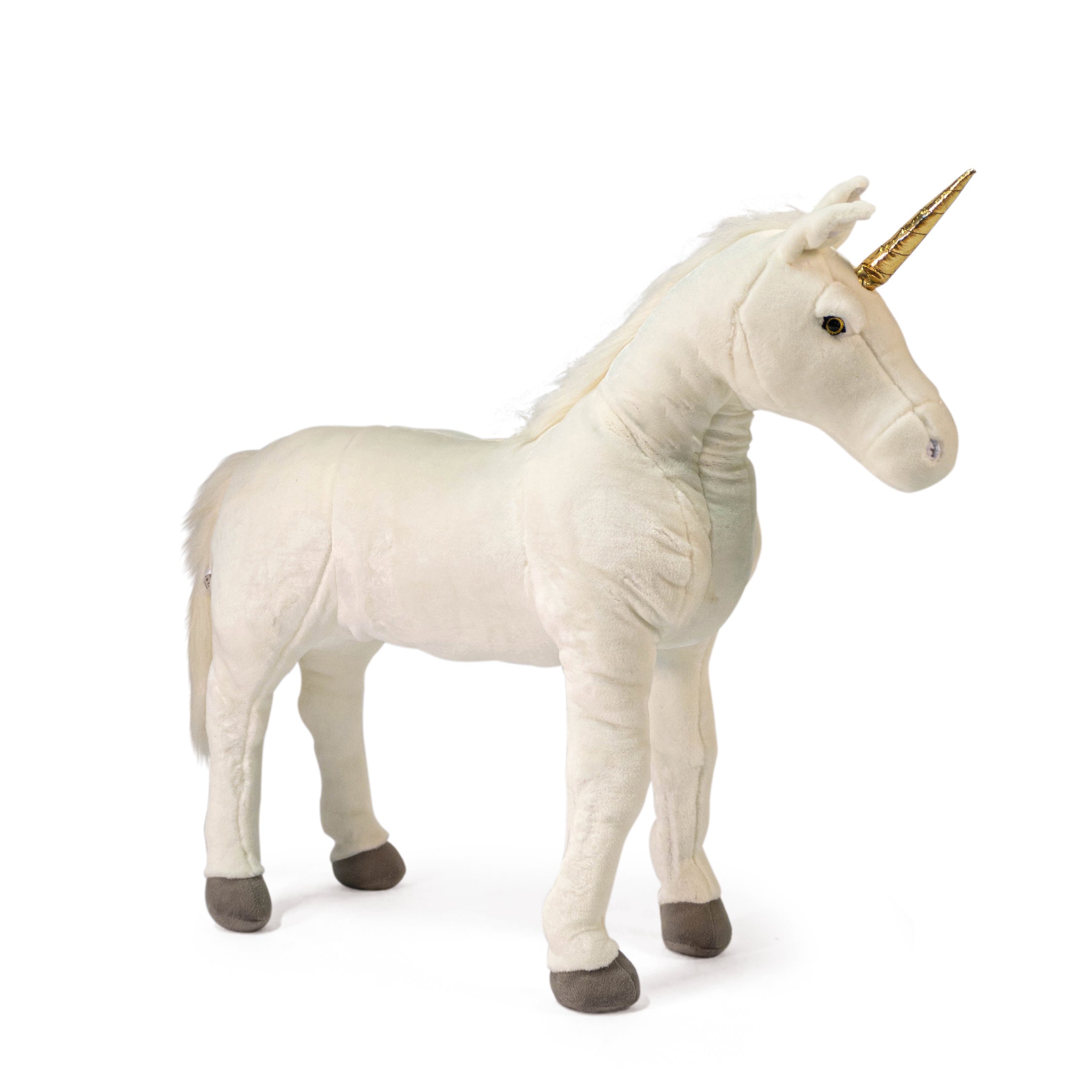 FAO Schwarz - Standing White Unicorn Plush - 31.5" - Plush