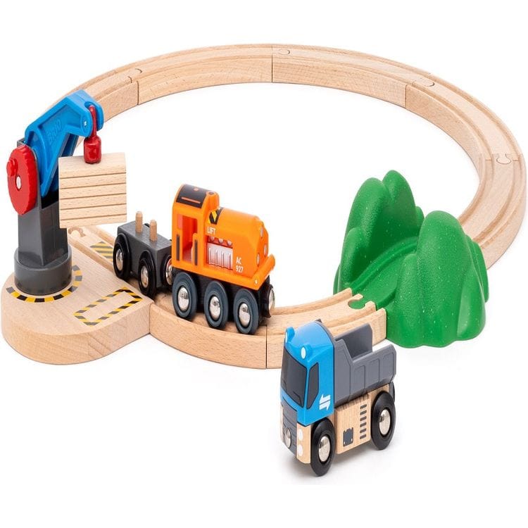 Brio - Starter Lift & Load Railway Set - Preschool