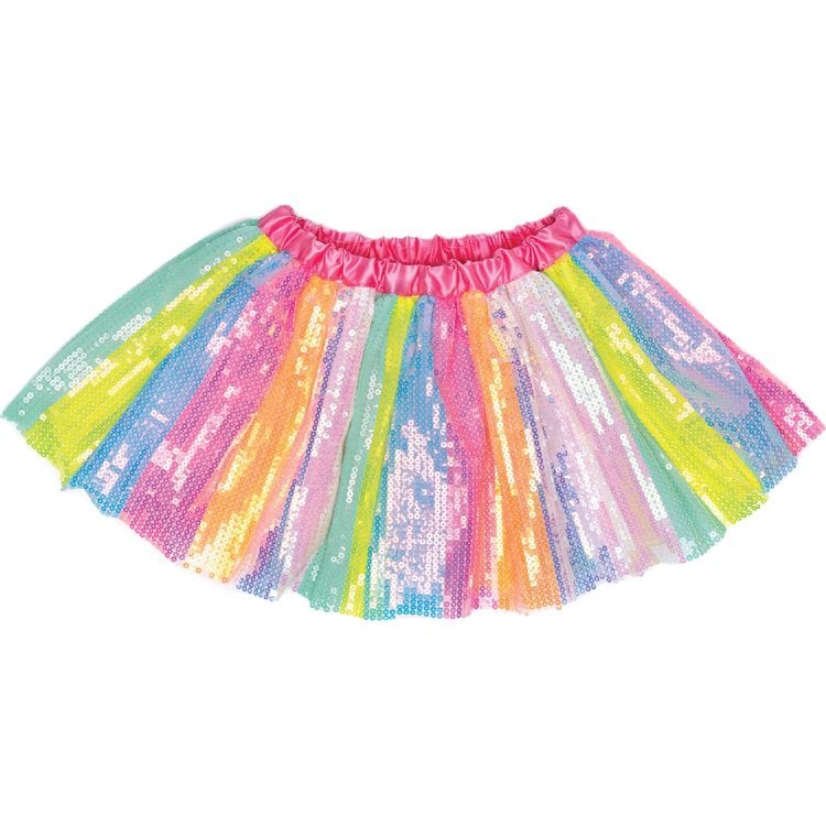 Great Pretenders - Stripy Sequins Skirt - Size 4-6 Years - Dress up