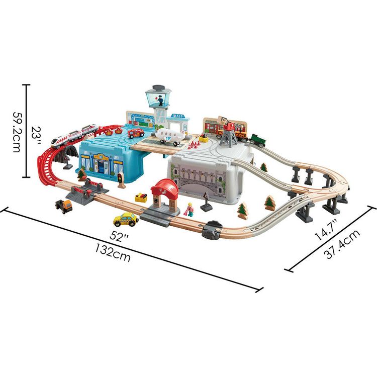 Hape - Super Cityscape Transport Bucket Set - Preschool