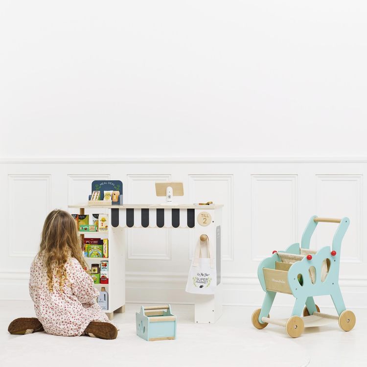Le Toy Van - Supermarket Till Checkout & Accessories - Preschool