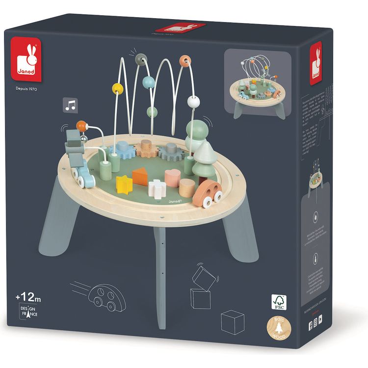 Janod - Sweet Cocoon Multi-Activity Table - Infants