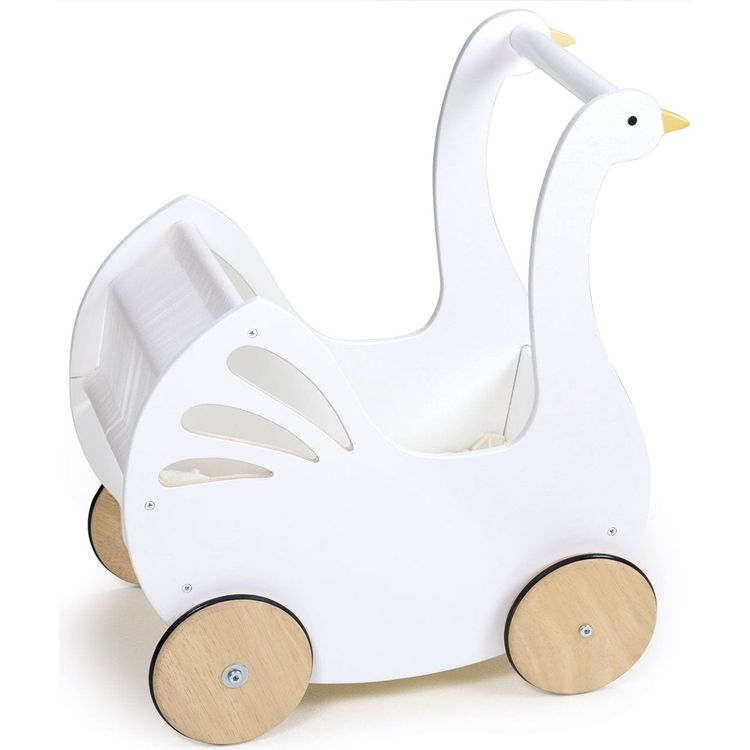 Tender Leaf Toys - Sweet Dreams Swan Doll Pram - Dolls