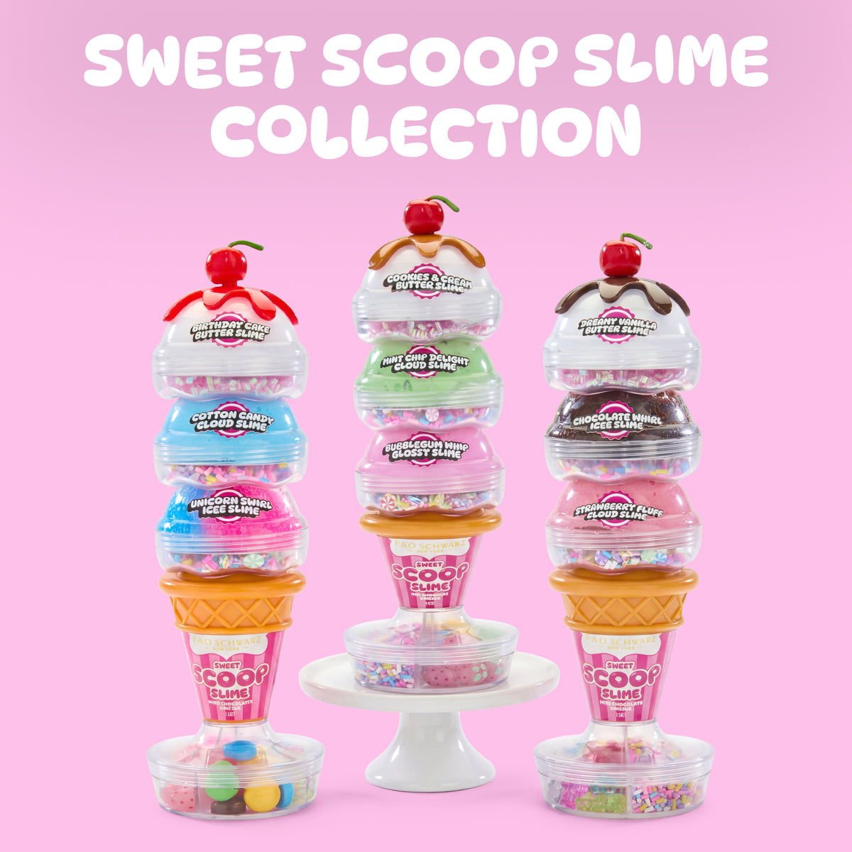 FAO Schwarz - Sweet Scoop Slime with Caramel Drizzle - Creativity