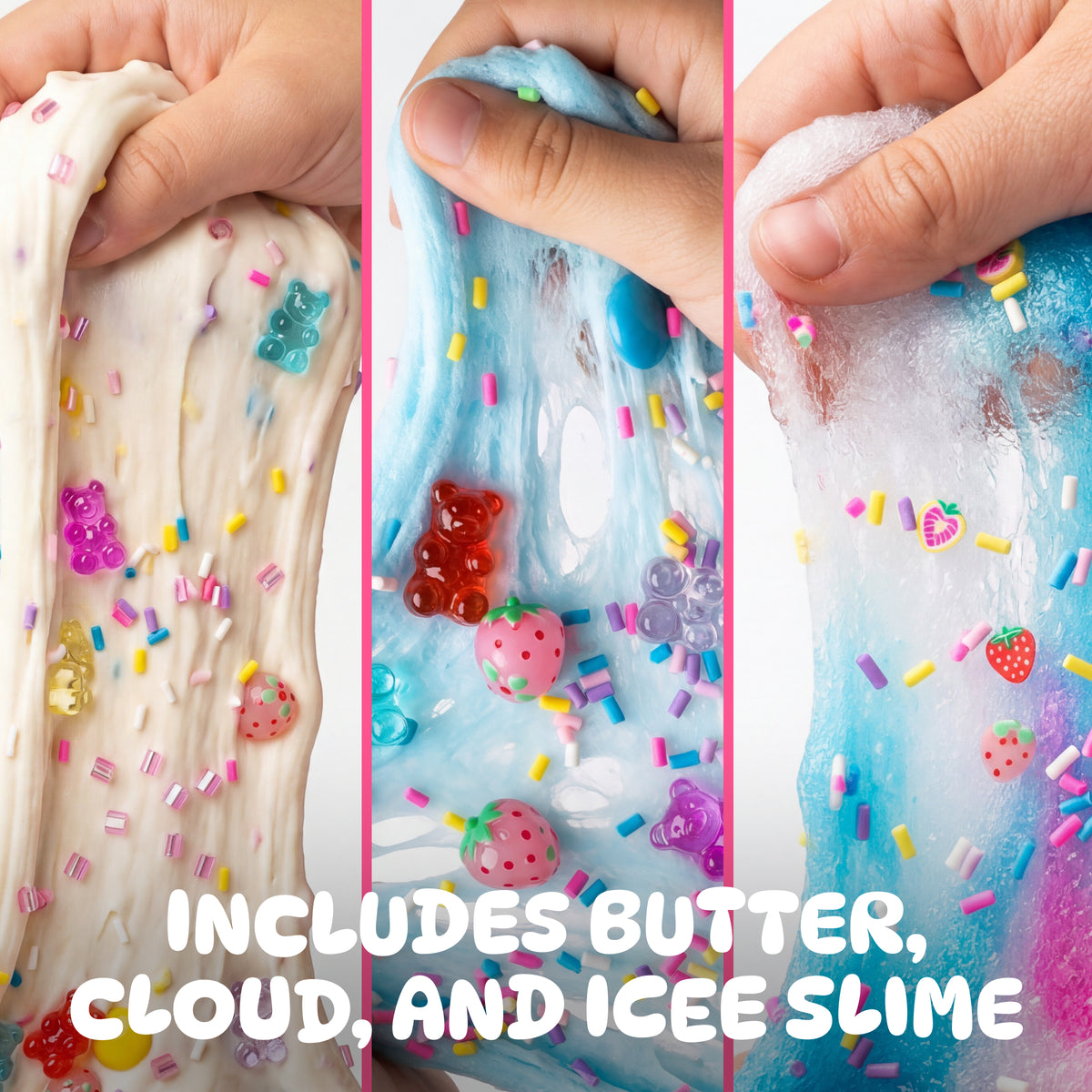 FAO Schwarz - Sweet Scoop Slime with Strawberry Drizzle - Creativity