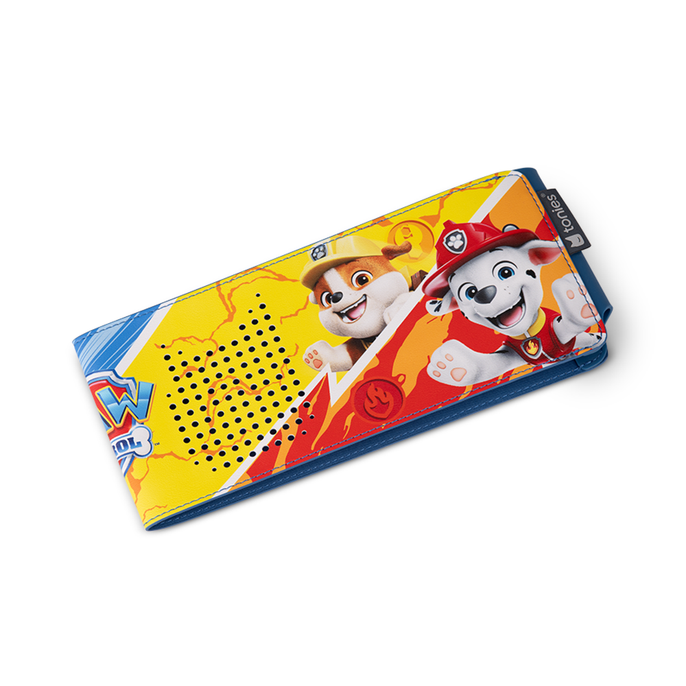 Tonies PAW Patrol Toniebox 2 Bundle with Tonieplay Game, Sleeve and 4 Tonies - Sunset Red
