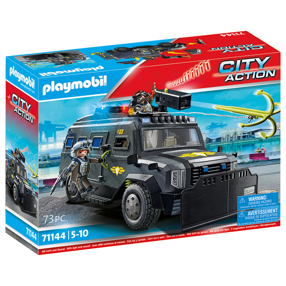 Playmobil - Tactical Police: All-Terrain Vehicle Playset - Preschool