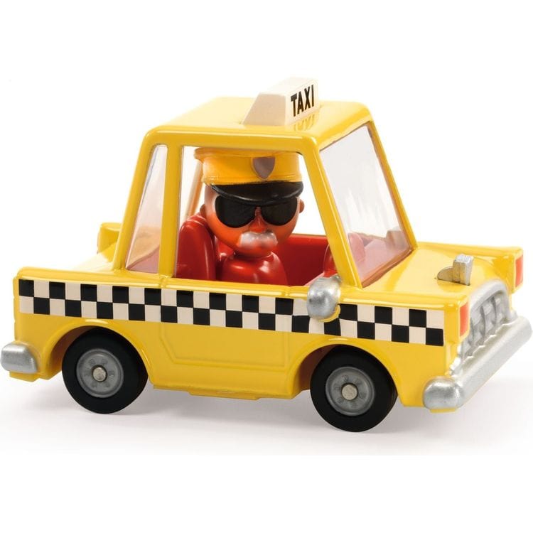Djeco - Taxi Joe Crazy Motors Car Toy - Vehicles