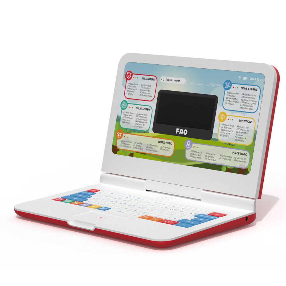 FAO Schwarz - Teach & Talk Exploration Laptop - STEM