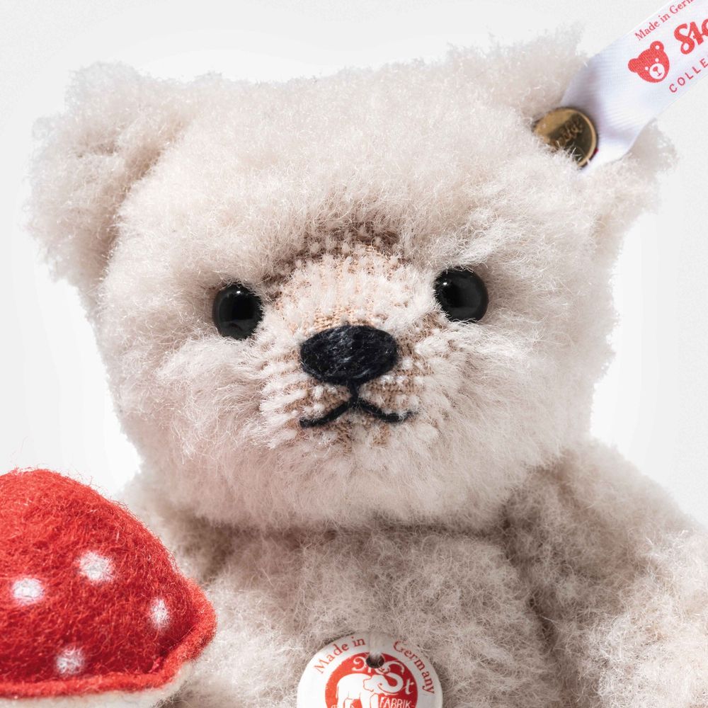 Steiff North America, Inc. - Teddy Bear with Mushroom Good Luck Charm Limited Edition - Plush