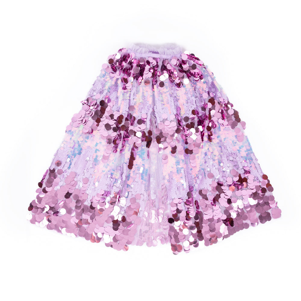 Great Pretenders - The 5th Avenue Purple Pailette Cape - Size 4-6 Years - Dress up