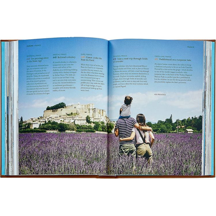 Graphic Image - The Family Bucket List Book Leather Edition - Books