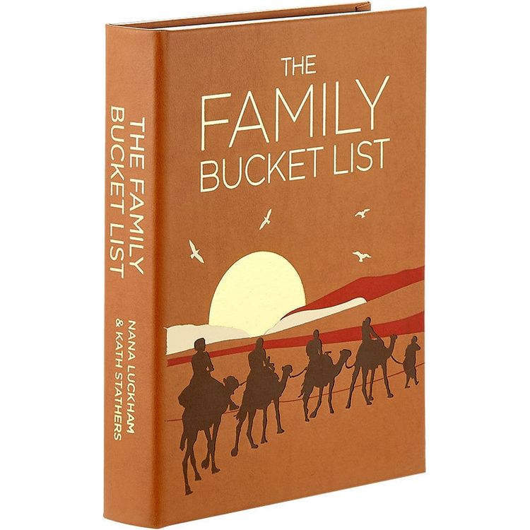 Graphic Image - The Family Bucket List Book Leather Edition - Books