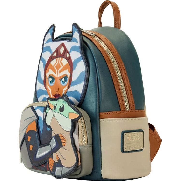 Loungefly - The Mandalorian Ahsoka & Grogu Precious Cargo Mini Backpack - World of Funko
