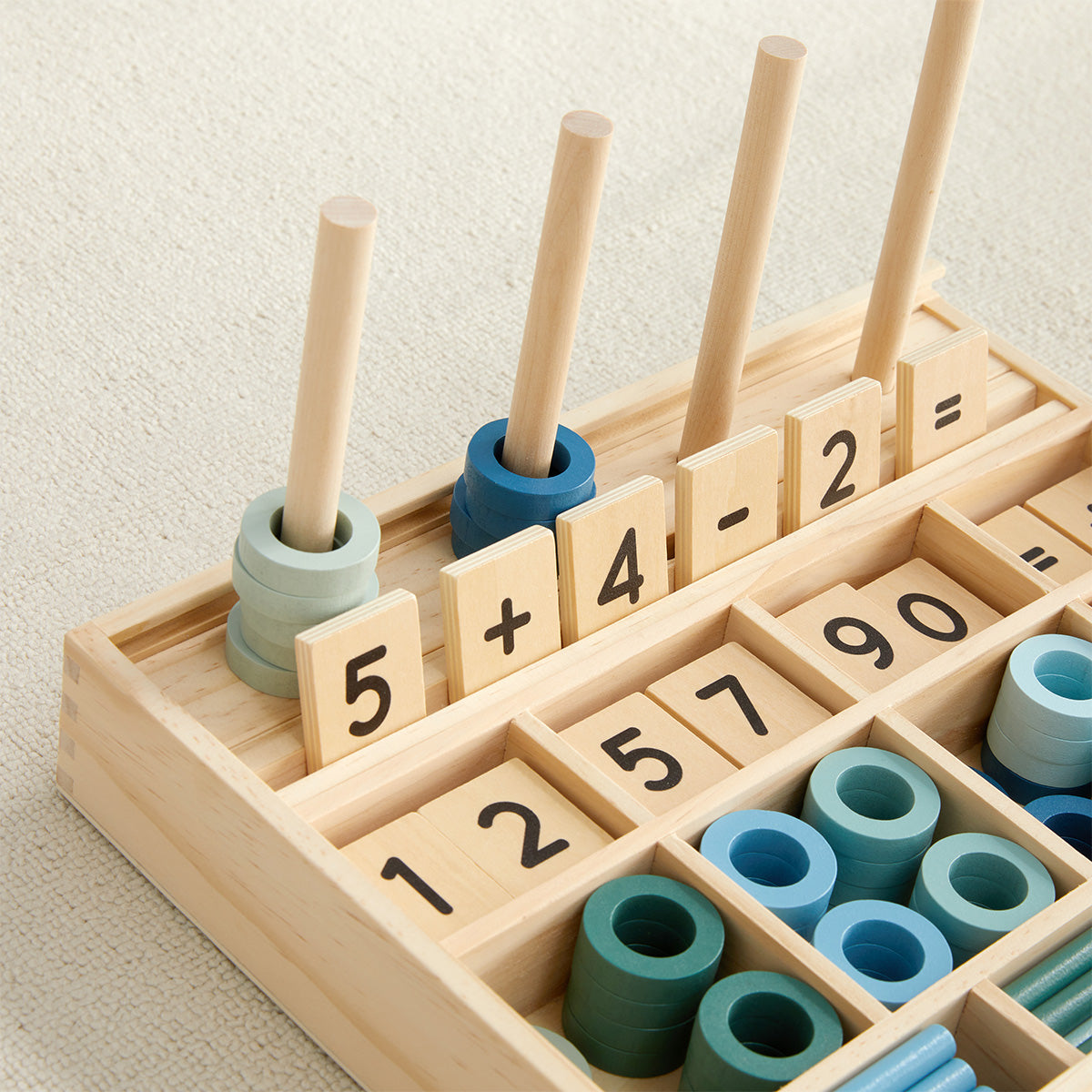 Wonder & Wise - The Math Path Wood Toy - Preschool