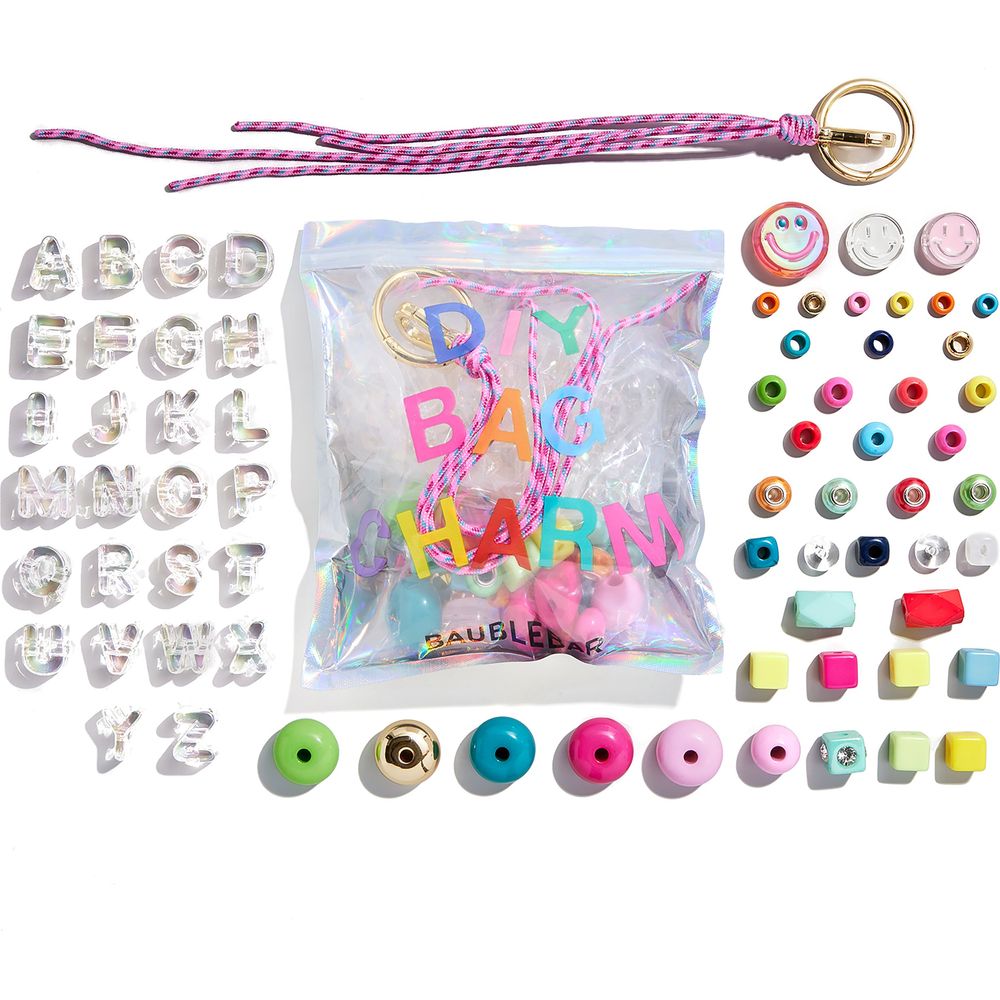 Minibar by BaubleBar - The Mini Custom Bead Kit - Smiley Face - Trend Accessories