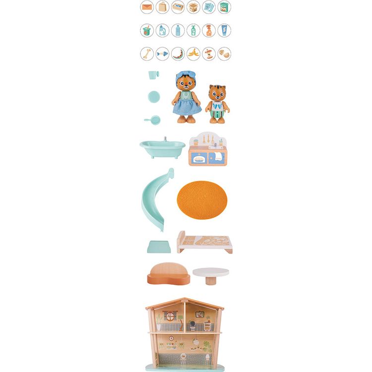 Hape - Tigers’ Jungle Doll House - Preschool