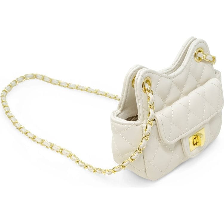 Zomi Gem Trend Accessories Tiny Quilted Treasure Purse - White